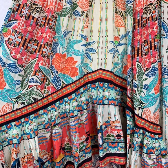 Anthropologie Bhanuni by Jyoti hi low maxi skirt sz 4 - Picture 7 of 12